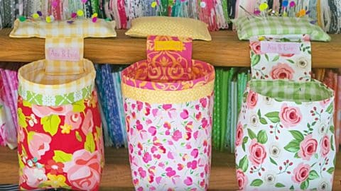 How To Make A Pincushion Thread Basket | DIY Joy Projects and Crafts Ideas