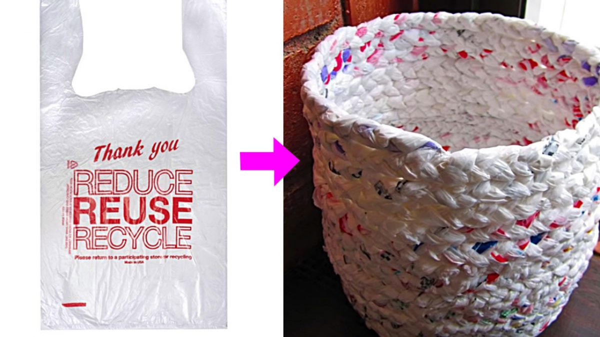 5 DIY Recycled Plastic Bag Projects