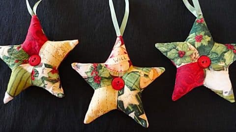 Learn To Make Patchwork Quilted Star Ornaments | DIY Joy Projects and Crafts Ideas