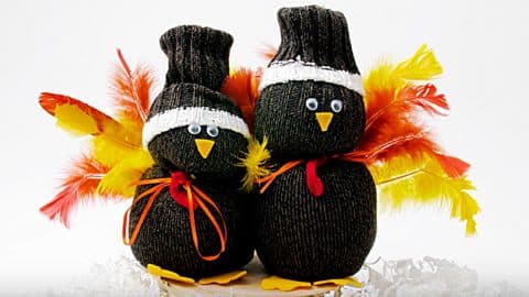 Learn How To Make Thanksgiving Sock Turkeys | DIY Joy Projects and Crafts Ideas