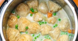 20 Minute Instant Pot Chicken and Dumplings Recipe