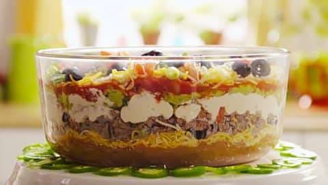 7 Layer Party Dip Recipe | DIY Joy Projects and Crafts Ideas
