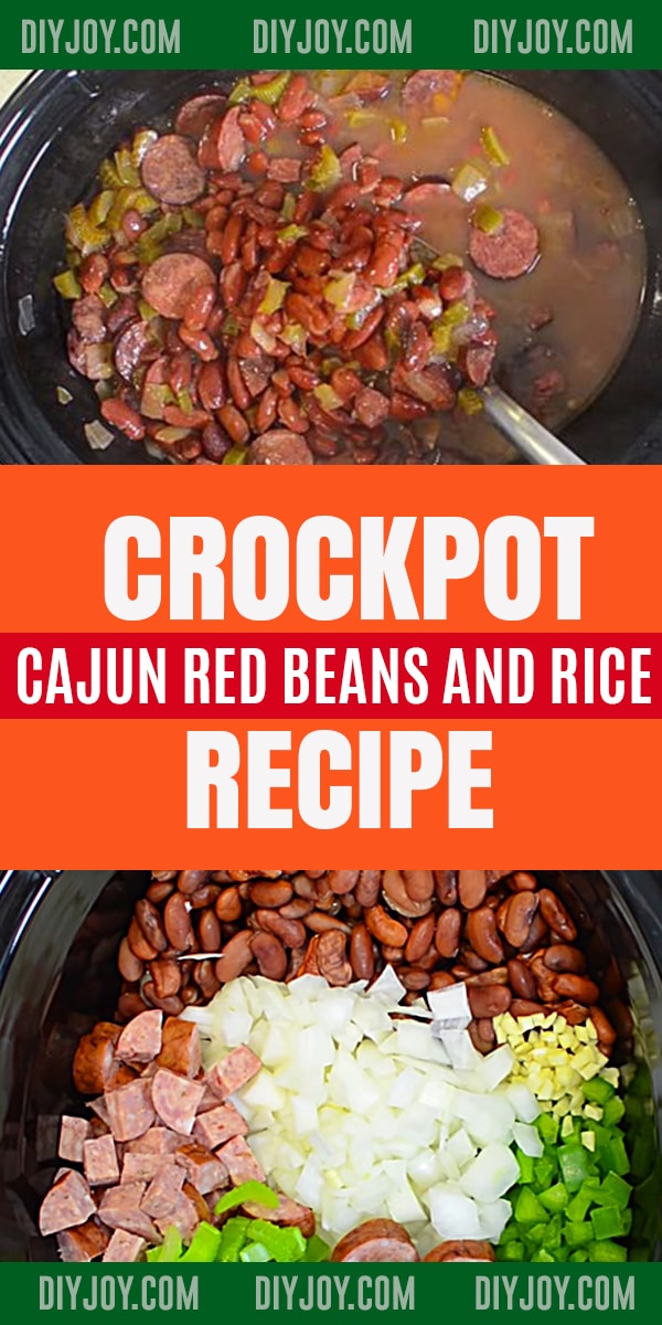 Easy Crockpot Recipes for Side Dishes - Crockpot Red Beans and Rice Recipe - Southern, Cajun and Country Cooking Recipe Ideas to Make for Dinner