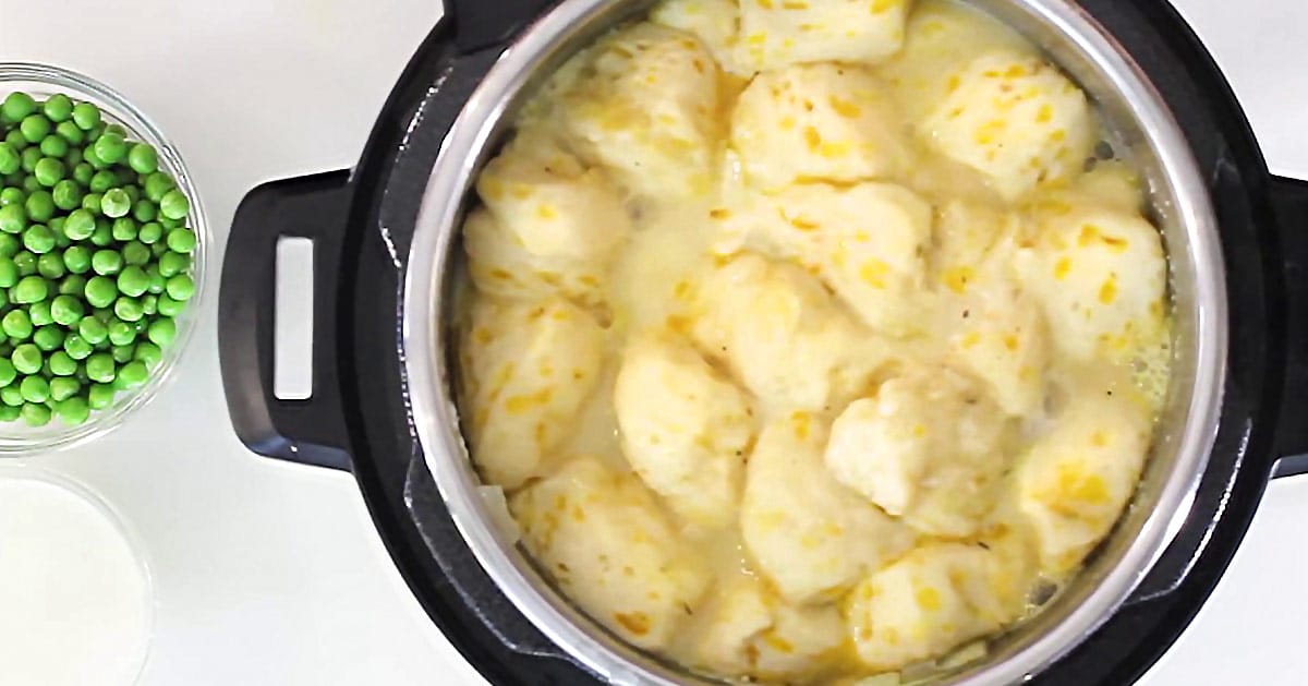 Quick and Easy Instant Pot Chicken and Dumplings Recipe