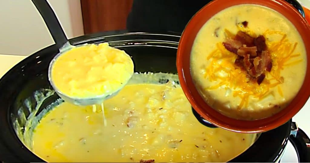 Crockpot Baked Potato Soup Recipe - Easy Potato Soup Recipes