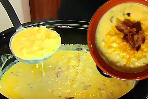 Crockpot Baked Potato Soup Recipe - Easy Potato Soup Recipes
