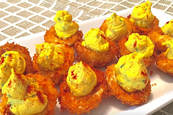 Make Deep Fried Deviled Eggs Recipe for your next party