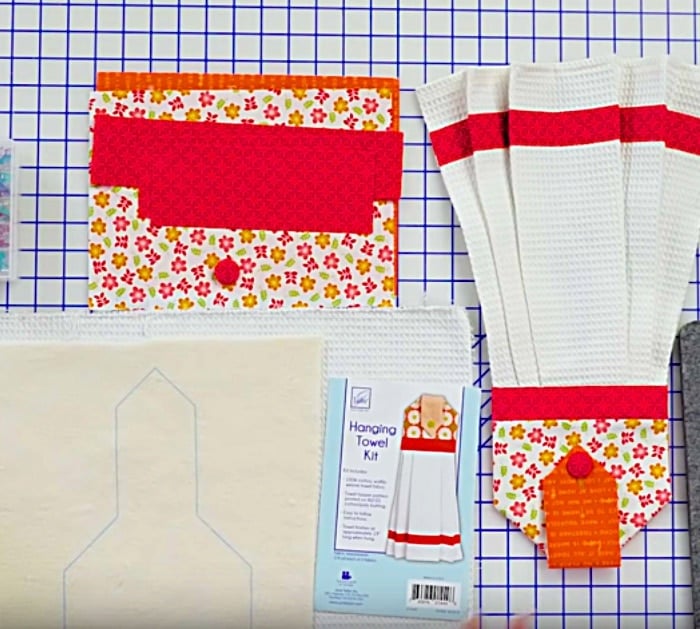 How to Make a Hanging Tea Towel Tutorial - Easy Last Minute DIY