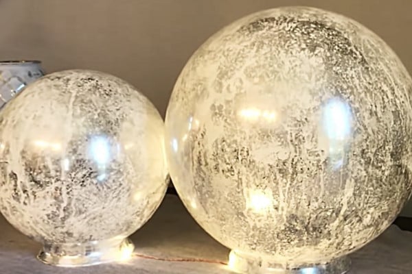 Learn to make this DIY Mercury Glass Pottery Barn Copycat Luminary