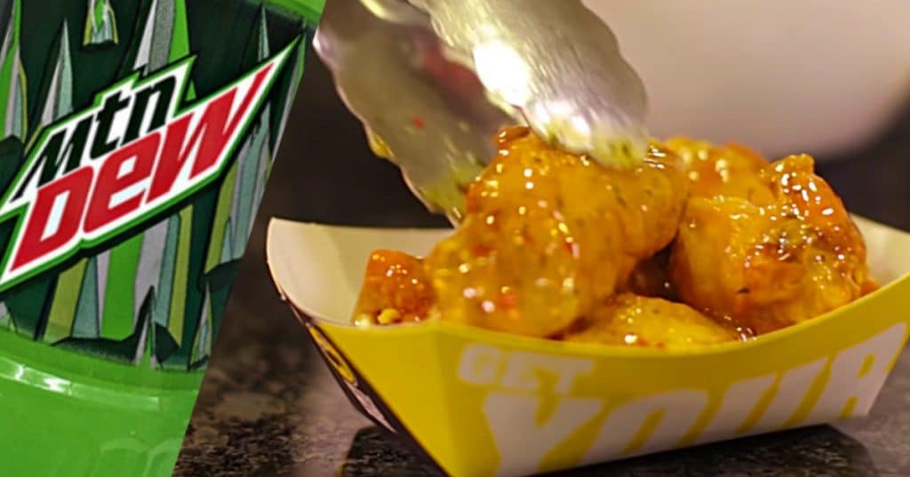 Learn to make quick and easy buffalo wings with Mountain Dew Sauce