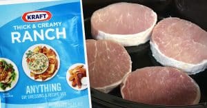 3 Ingredient Crockpot Ranch Pork Chops Recipe