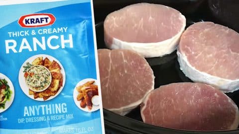 3 Ingredient Crockpot Ranch Pork Chops Recipe | DIY Joy Projects and Crafts Ideas