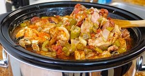 Crockpot Cajun Seafood Gumbo Recipe