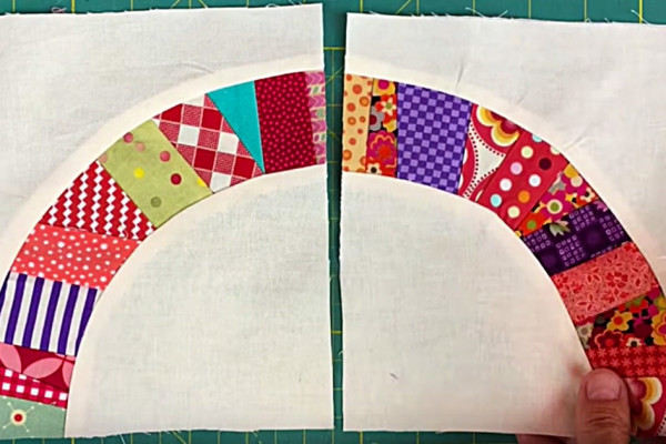 Learn to sew a DIY Wedding Ring Pattern Quilt Block