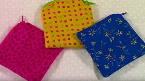 Learn To Sew A DIY Small Zipper Pouch | DIY Joy Projects and Crafts Ideas