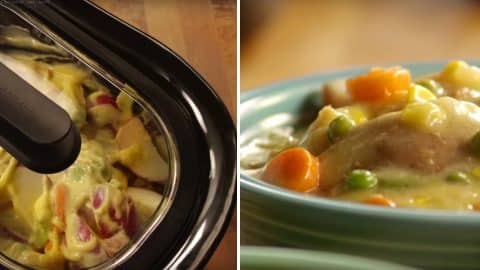 Crockpot Chicken Pot Pie Stew Recipe | DIY Joy Projects and Crafts Ideas
