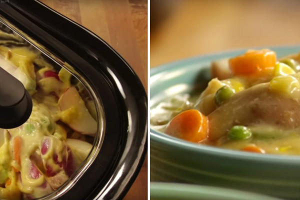 Crockpot Chicken Pot Pie Stew Recipe