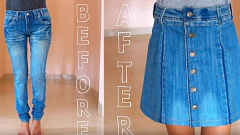 Fashion Lifestyle and DIY DIY TUTORIAL Reconstructed Jeans to  Fabulous Maxi
