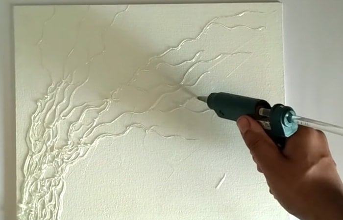 Glue Gun Art - How to Paint A Tree