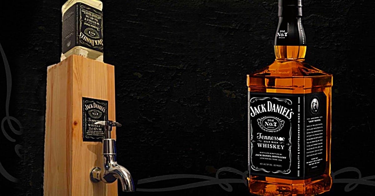 Diy Jack Daniels Dispenser - Diy Wooden Liquor Dispenser