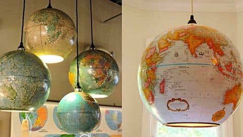 DIY Globe Pendant Lights | DIY Joy Projects and Crafts Ideas