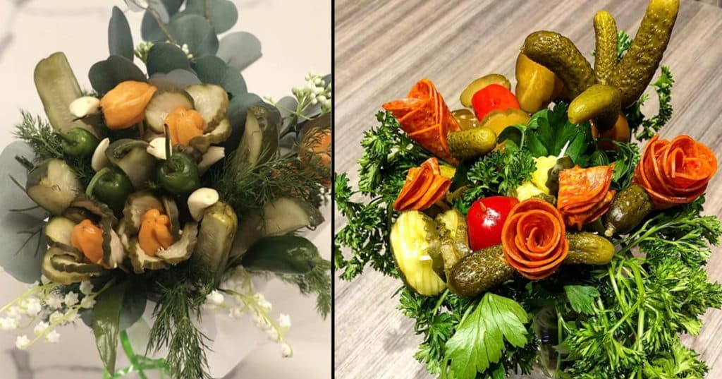 DIY Pickle Bouquet