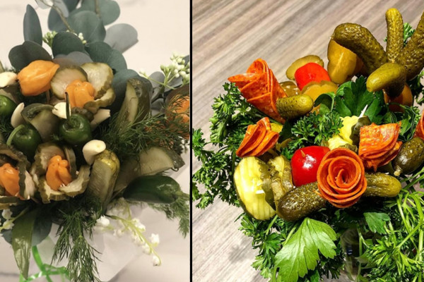 DIY Pickle Bouquet