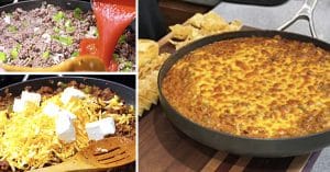 Sloppy Joe Skillet Dip Recipe