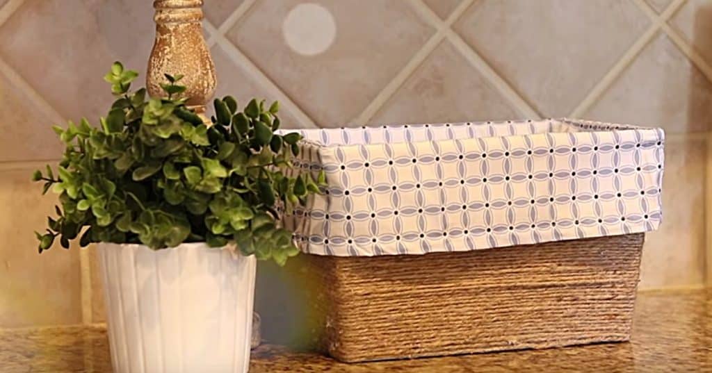 Learn to make an easy quick cheap DIT storage basket with Dollar Tree Items