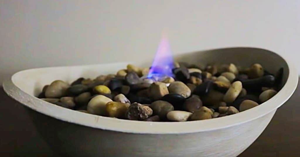 Learn to make a DIY Tabletop Fire Pit with materials from Dollar Tree