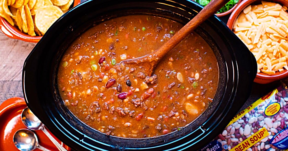 Crockpot Taco 15 Bean Soup | DIY Joy Projects and Crafts Ideas