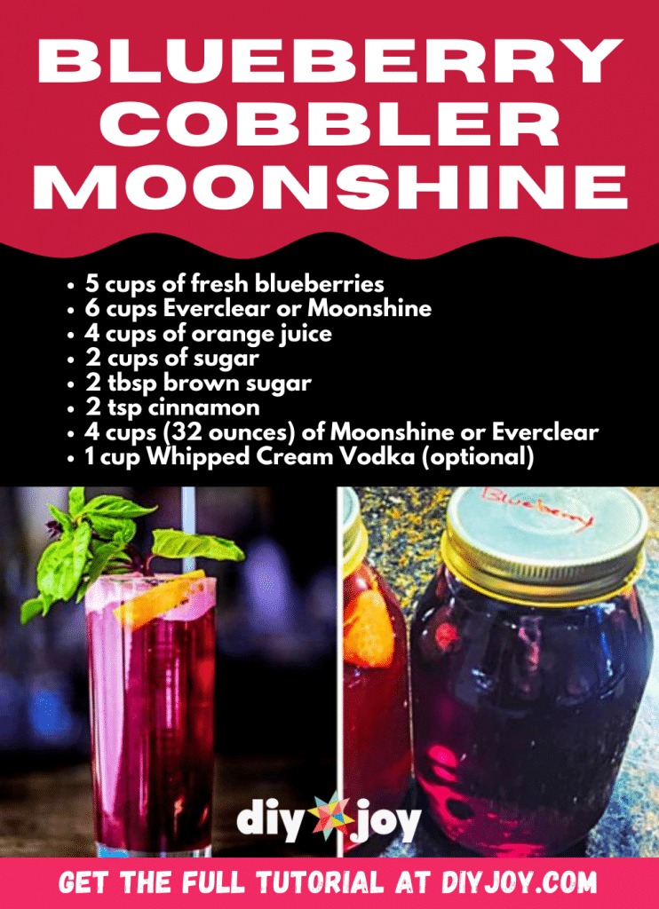 Blueberry Cobbler Moonshine Recipe