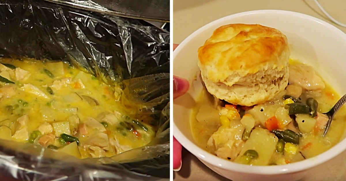 Crockpot Chicken Pot Pie Recipe | DIY Joy Projects and Crafts Ideas