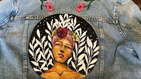 How To Paint Acrylic On Denim | DIY Joy Projects and Crafts Ideas