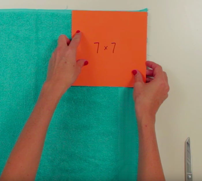 How to make a Changing Pad Cover from a Towel 