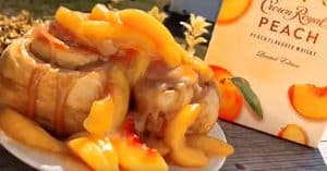 Crown Royal Peach Cobbler Cinnamon Rolls Recipe