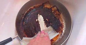 Remove Burnt Food With Dryer Sheets