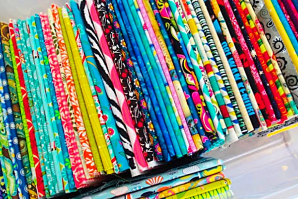 How to fold and store fabric