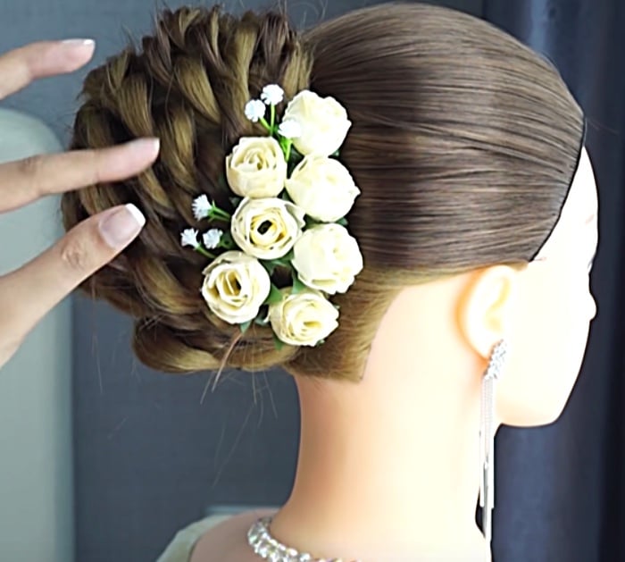 Step By Step French Roll Hairstyle