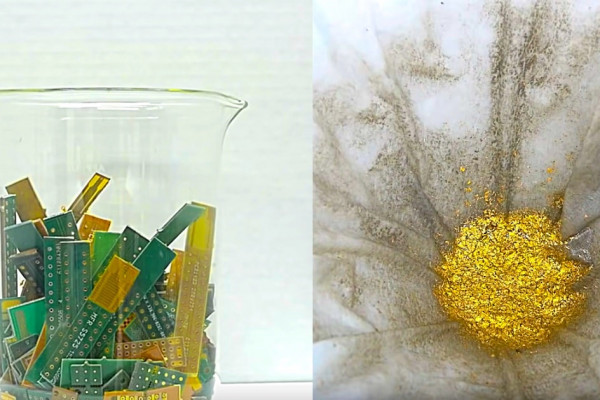 Learn how to get gold from computer parts