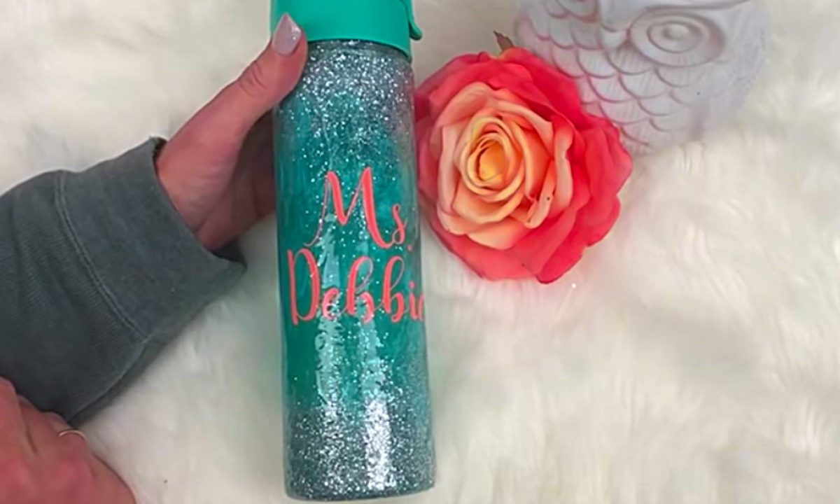 Water Goals Glitter Tumbler