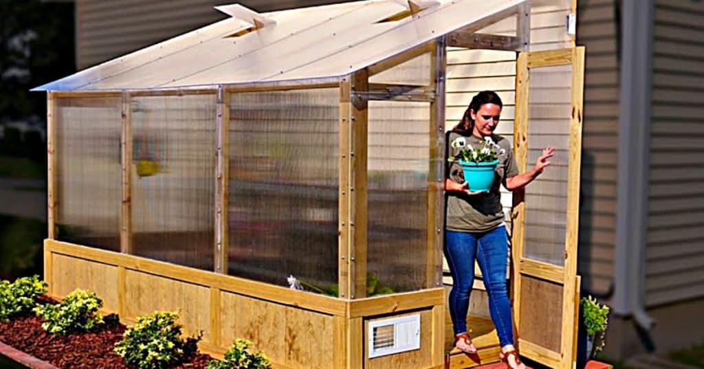 Make a DIY Modern Greenhouse