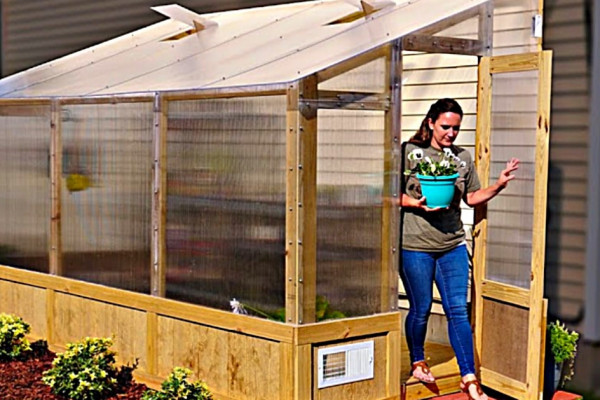 Make a DIY Modern Greenhouse