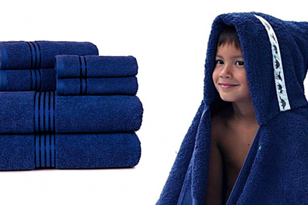 Make a cheap easy quick hooded towel