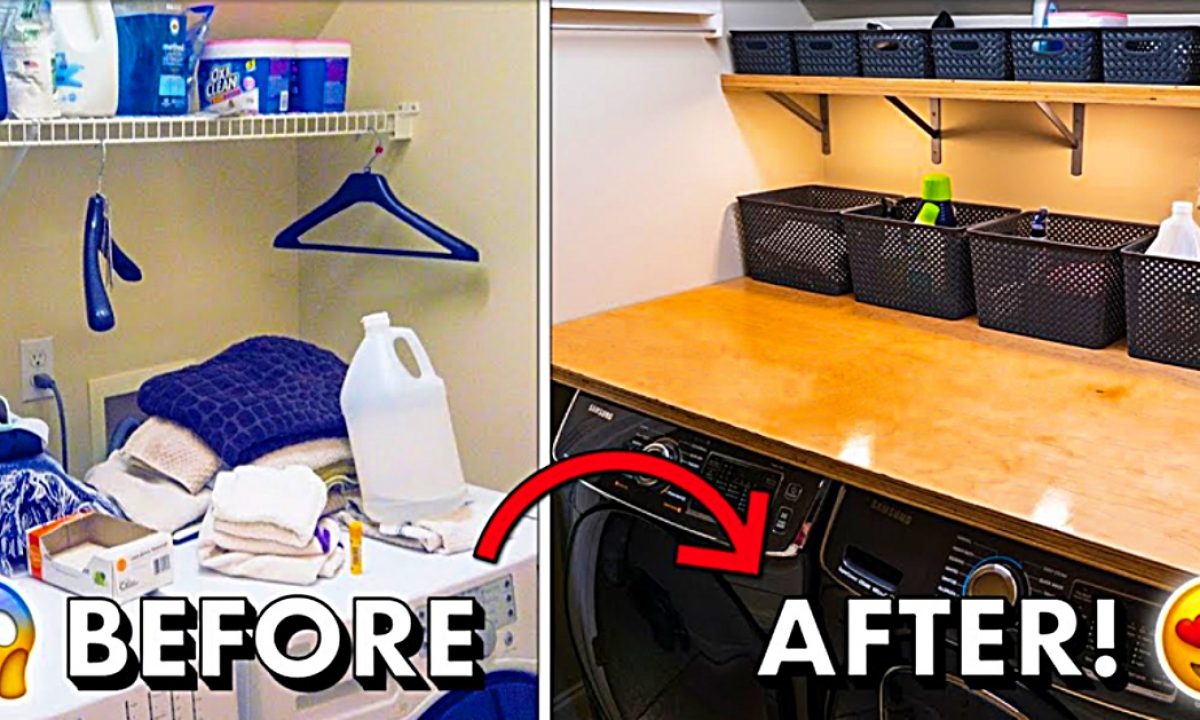 Upgrade Laundry Room Before And After