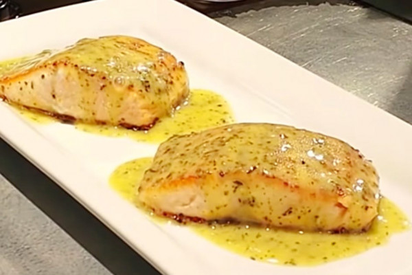 Make ten minute lemon butter salmon recipe