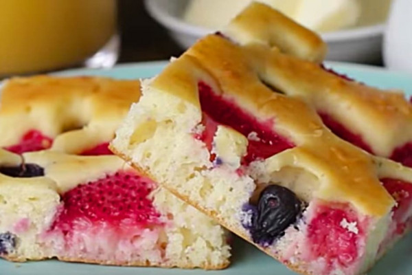 Make a large pancake in a sheet pan to feed many