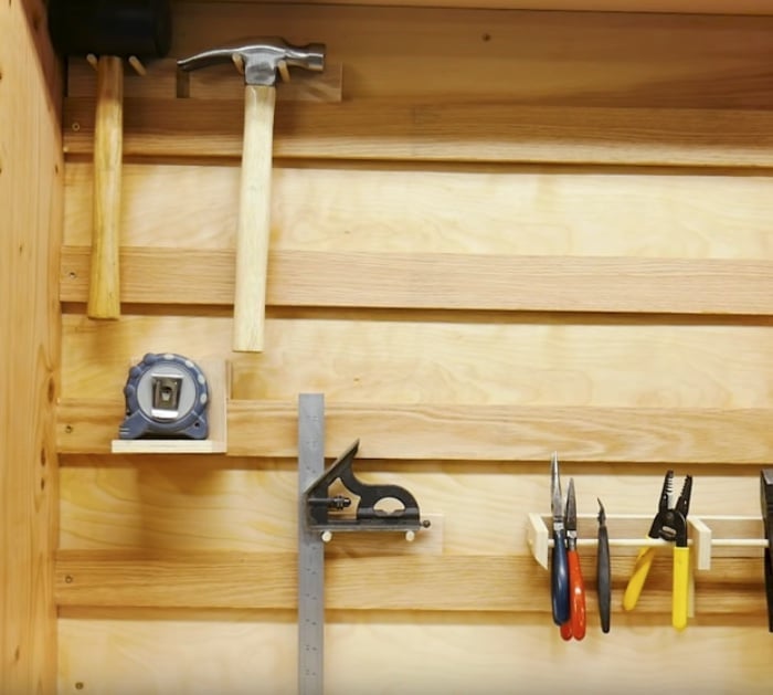 Diy Sliding Door Tool Cabinet