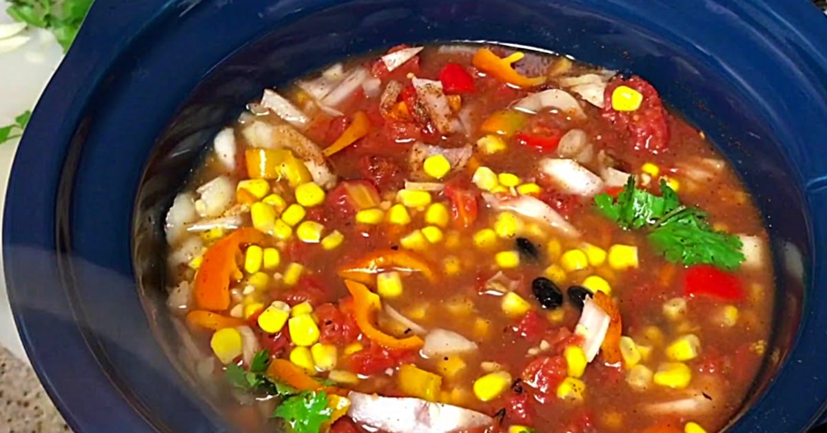 Crockpot Chicken Tortilla Soup Recipe | DIY Joy Projects and Crafts Ideas