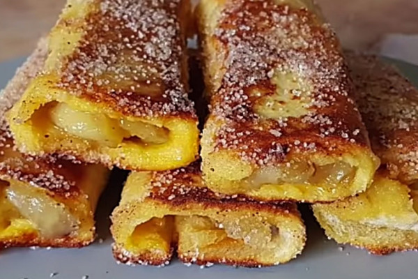 Make banana bread toast for breakfast